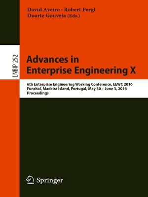 cover image of Advances in Enterprise Engineering X